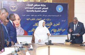 أعضاء المجلس القومي السوداني للمهن الطبية والصحية يؤدون القسم