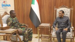 د. كامل إدريس يلتقي والي غرب دارفور