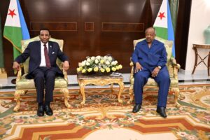 رئيس جمهورية جيبوتي يستقبل رئيس الوزراء